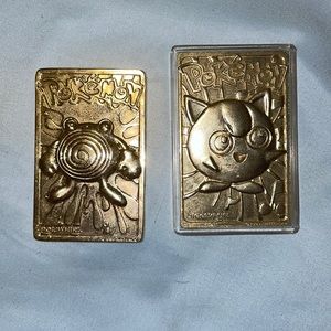 Pokémon 23k gold plated cards